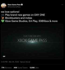 Xbox Reminds Everyone Game Pass Comes With Day One Releases In Wake Of PlayStation Plus Reveal
