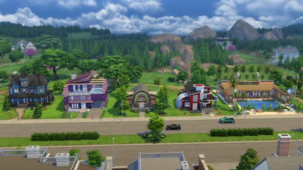 Newcrest Neighborhood in The Sims 4