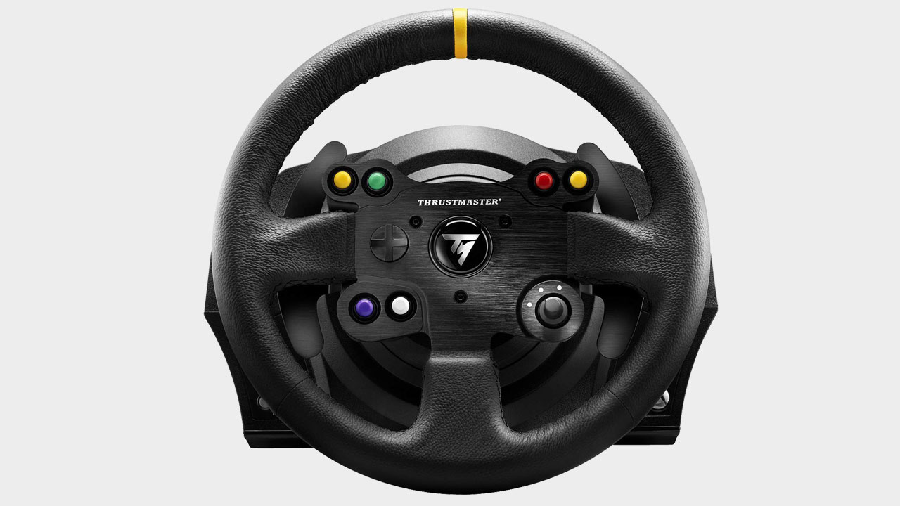 Thrustmaster TX Racing Wheel pictured straight on