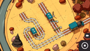 Connect traincars in puzzler Railbound from Golf Peaks and inbento makers