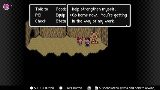 Earthbound Nintendo Switch Walkthrough - Go home now - You're getting in the way of my work