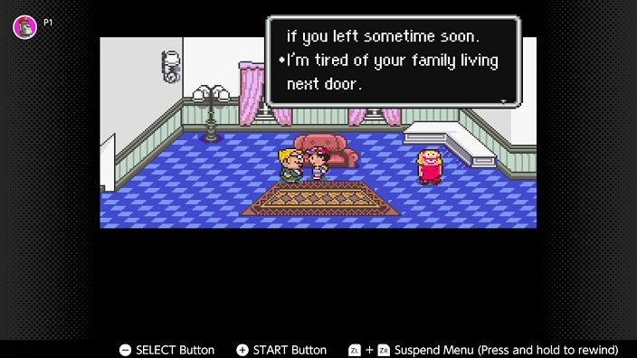 Earthbound Nintendo Switch Walkthrough - I'm tired of your family living next door
