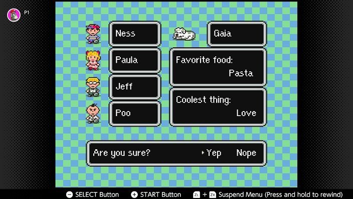 Earthbound Nintendo Switch Walkthrough Naming Characters