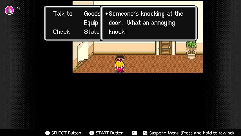 Earthbound Nintendo Switch Guide Walkthrough - Someone is knocking at the door