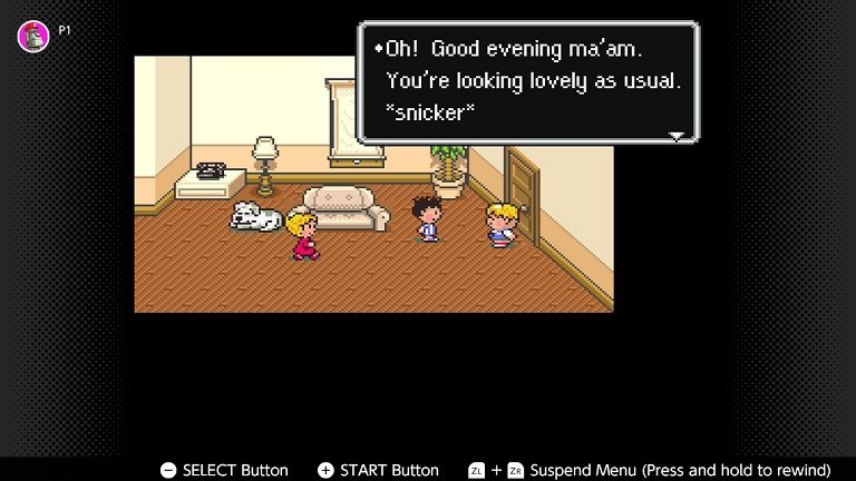 Earthbound Nintendo Switch Guide Walkthrough - Good evening madam you are looking lovely
