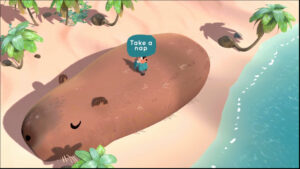 Grow plants and nap on a giant capybara in Aka, coming to PC via Steam later this year