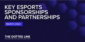 Key esports sponsorships and partnerships, March 2022