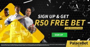 Palacebet R50 Sign Up Free Bet Welcome Offer