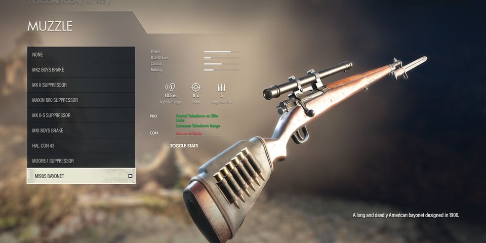 Sniper Elite 5 Customisation