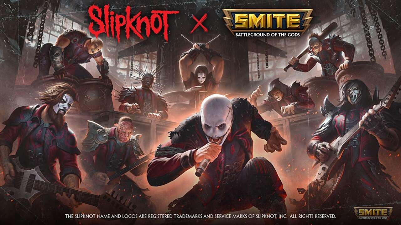 A Slipknot and Smite crossover is launching next week