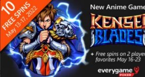Everygame Poker announces special spin deal on Betsoft’s new slot Kensei Blades plus weekly promotion