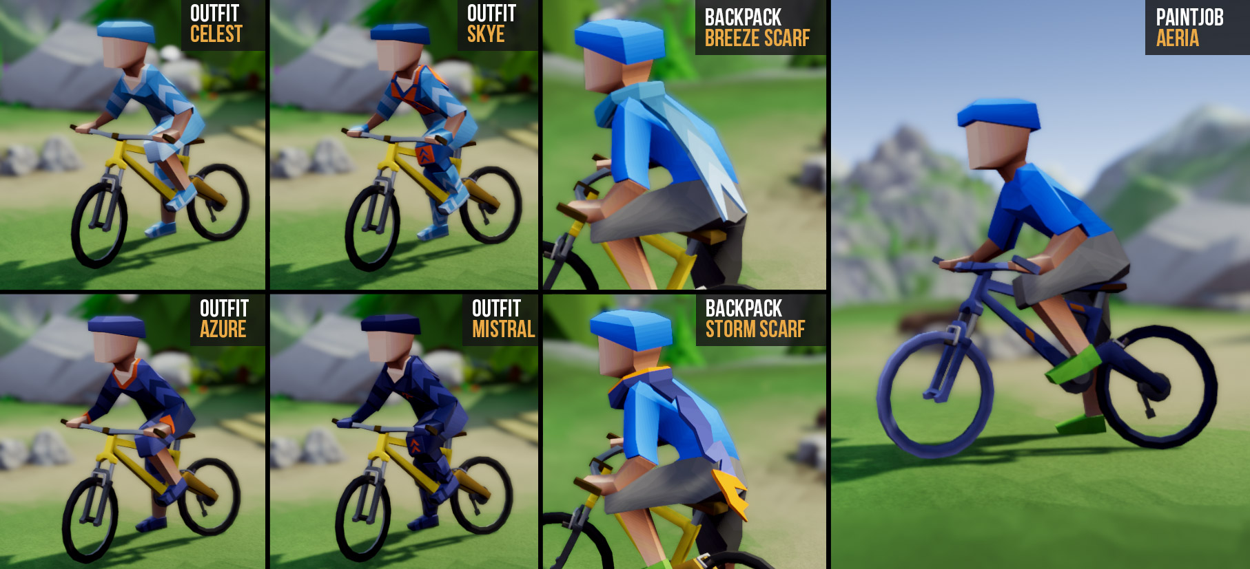 cyclist montage