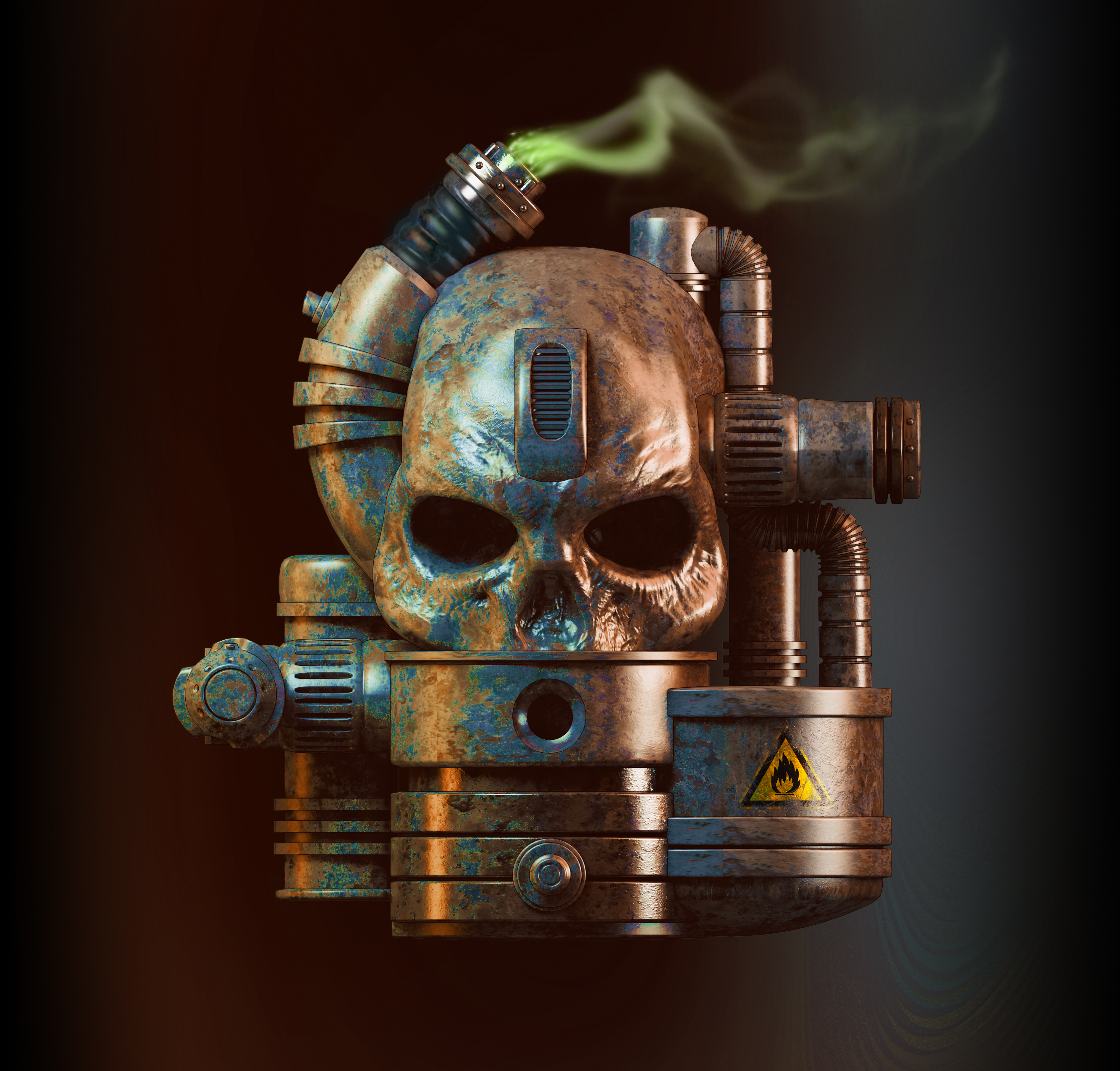 skull piston