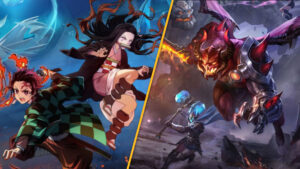 Two worlds collide through the Arena of Valor Demon Slayer event