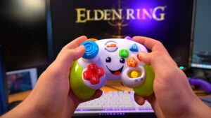 What makes Elden Ring even harder? A Fisher-Price controller