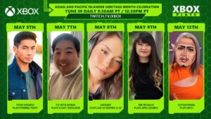 Xbox Celebrates Asian and Pacific Islander Heritage Month by Supporting API Game Creators and Players