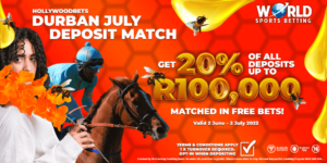 WSB Durban July 2022 Deposit Match Bonus