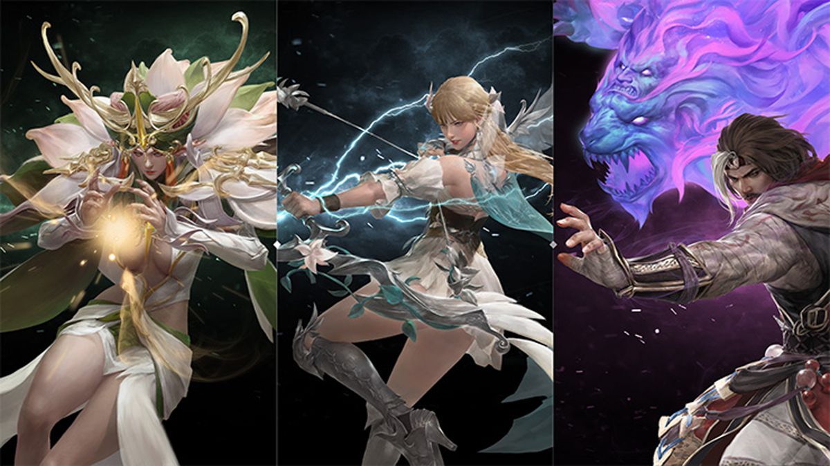 From left to right, Inanna, Wei, and Nineveh are the three Sidereals availabled in the Vykas Legion Raid