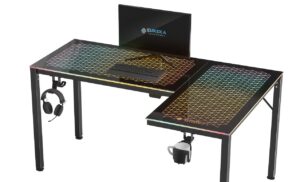 Eureka Ergonomic GTG-L60 Spectrum RGB gaming desk review – Sleek and lit