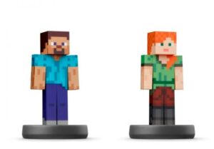 Steve and Alex Minecraft amiibo for Smash Bros. Ultimate now releasing in September