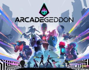 Save the local arcade from tyrannous hands in Arcadegeddon on Xbox, PlayStation and PC
