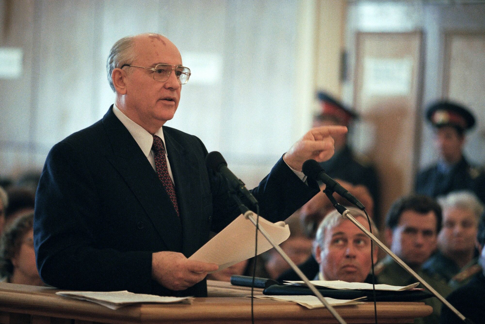 Mikhail Gorbachev testifies in Russia's Supreme Court