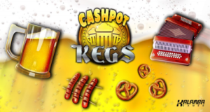 Kalamba Games revisits popular beer theme via new online slot Cashpot Kegs