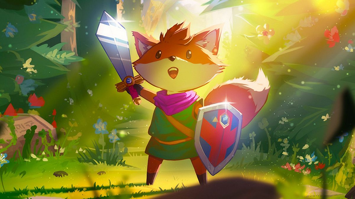 The fox protagonist of Tunic