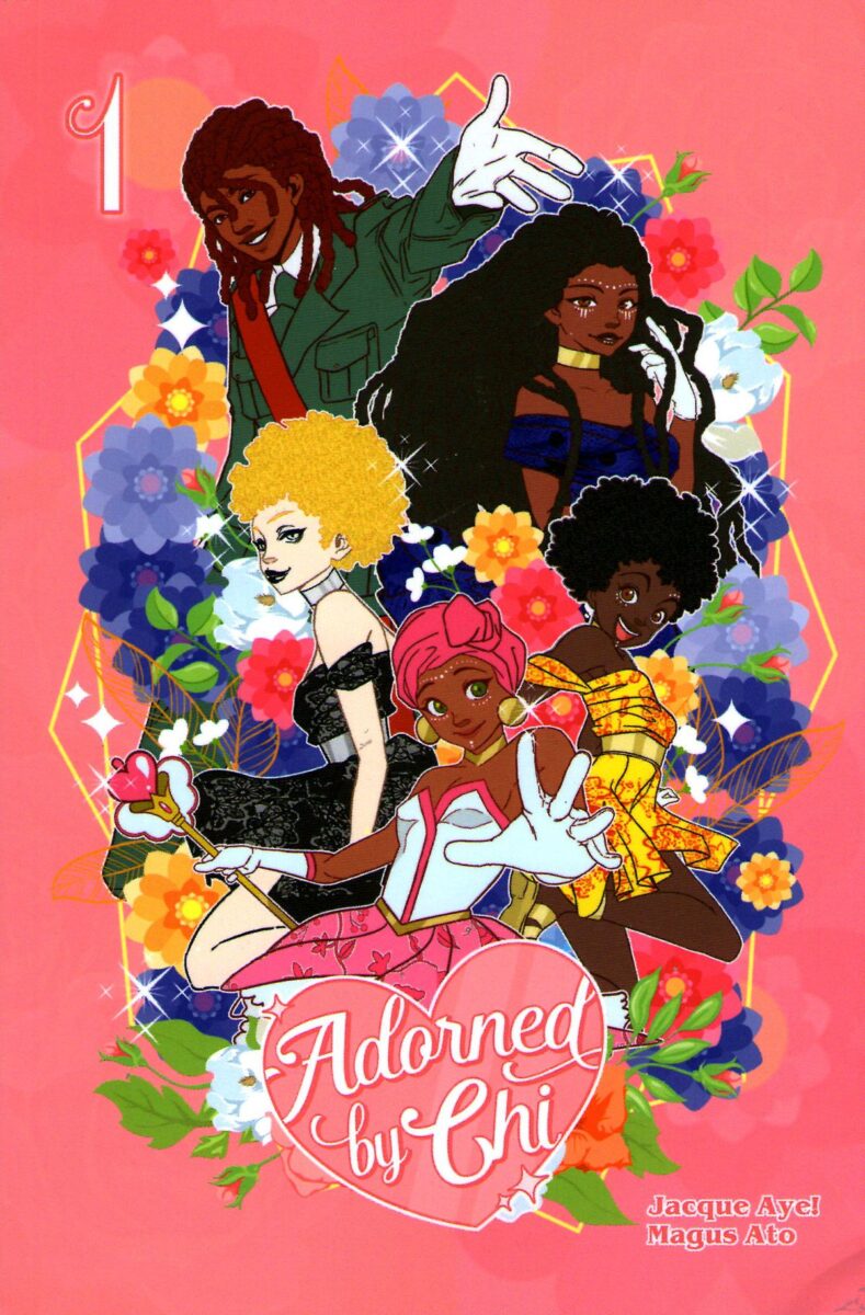 The cover for the Adorned by Chi comic