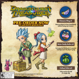 Dragon Quest Treasures Physical Pre-Orders Available Today