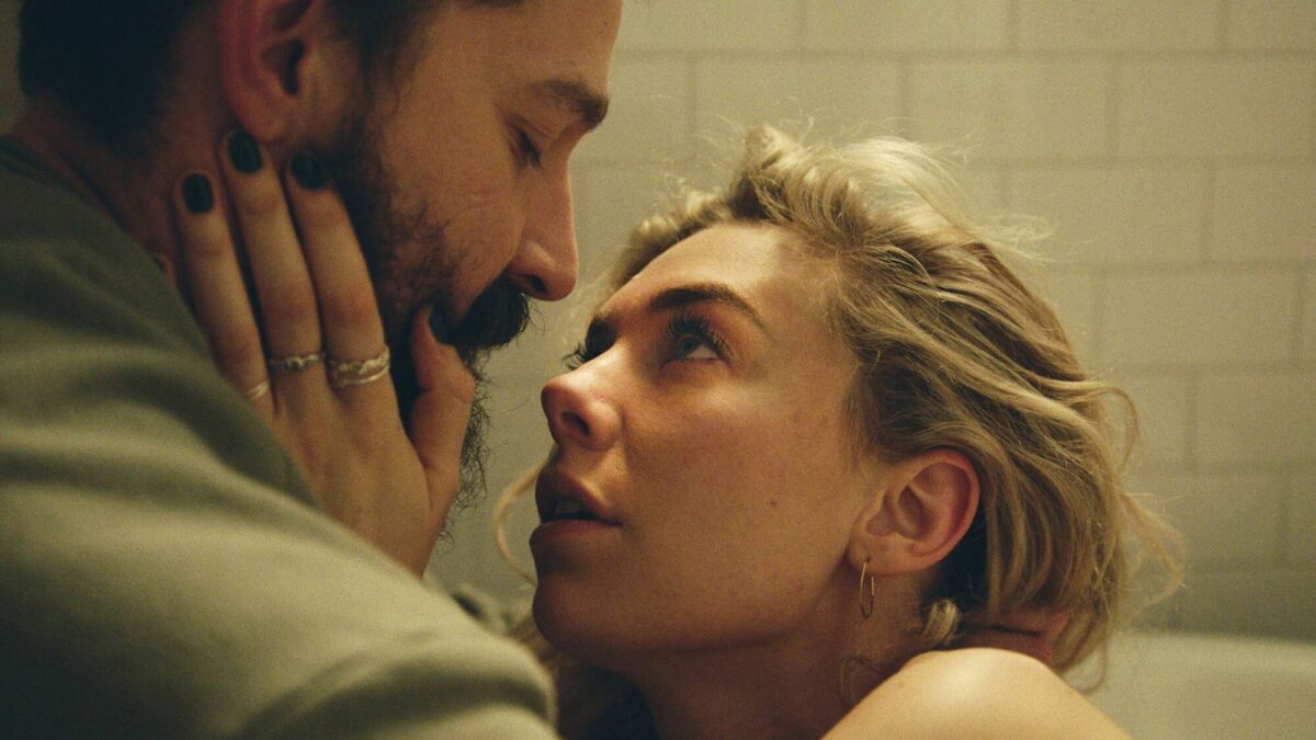 Shia LeBeouf as Sean and Vanessa Kirby as Martha in "Pieces of a Woman."