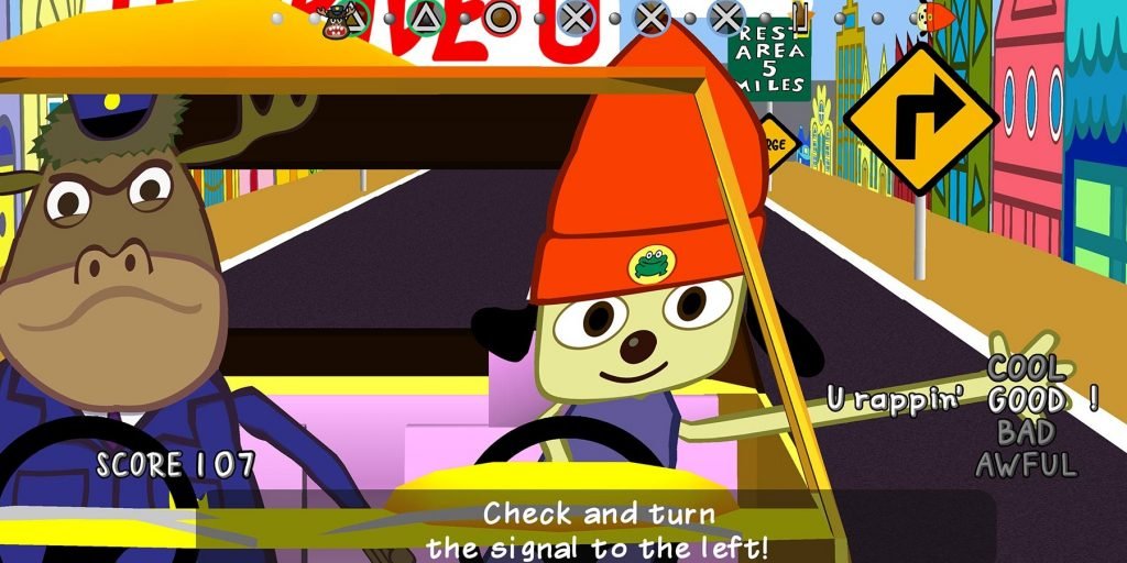 Parappa rapping with moose teacher