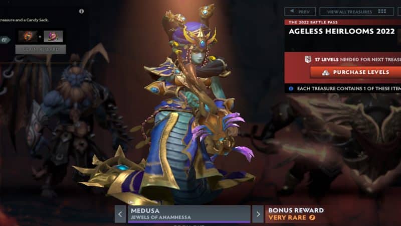 Medusa unveils her gorgeous face with her new Mythical set
