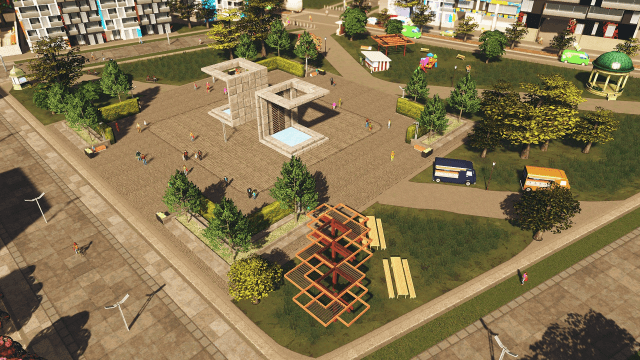 Plazas and Promenades coming to Cities: Skylines