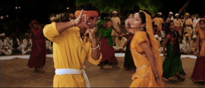 Aamir Khan dances with Gracy Singh in Lagaan.