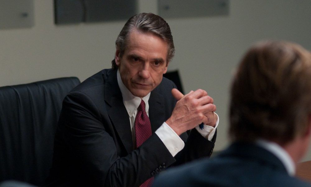 Jeremy Irons as CEO John Tuld in Margin Call.