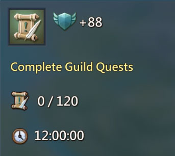 Guild Quests 88 Points
