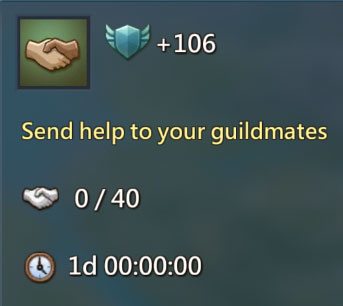 Send Help to Guildmates 106