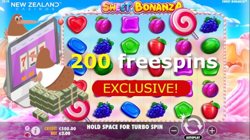 Sweet Bonanza NZ exclusicve free spins deal