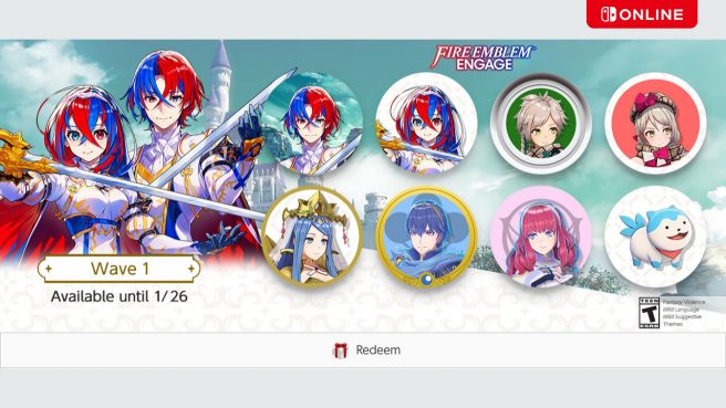Fire Emblem Engage user icons added to Nintendo Switch Online