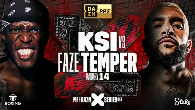 KSI vs FaZe Temperrr: Where to watch?
