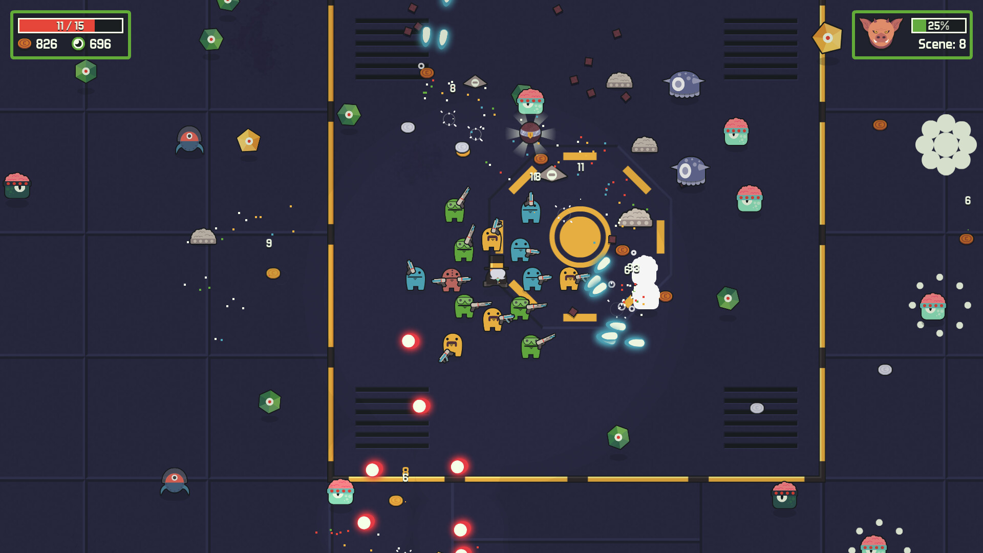 Cyclo Chambers game screenshot