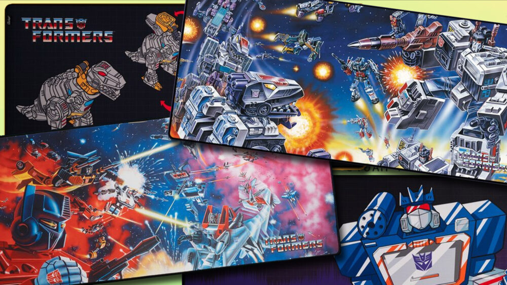 Give your PC 1980s charm with these retro Transformers desk mats
