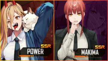 Makima and Power Arrive in the Nikke x Chainsaw Man Event