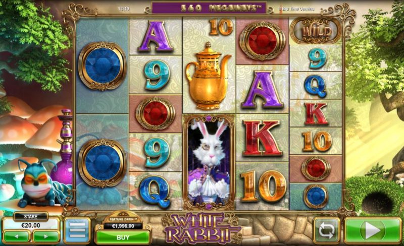 white rabbit gameplay screen
