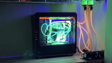 Insane water-cooling rig uses 69 heads and 100 feet of tubing