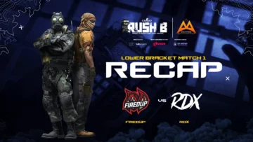 FIREDUP Gaming Comes Out Victorious Against RDX in Rush B CSGO Tournament