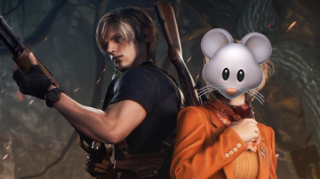 Help, everyone's turning Resident Evil 4's Ashley into a mouse and now Capcom is in on it too