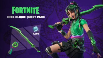 Strike hard and get free V-Bucks with the Fortnite – Hiss Clique Quest Pack