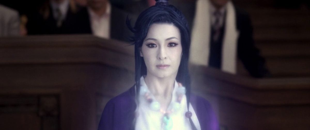 A ghost attorney shines luminscently in the live action adaptation of Ace Attorney